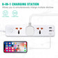 Power Strip Surge Protector Extender with 3 USB Ports 3 Outlet Plugs 1.2M Cord